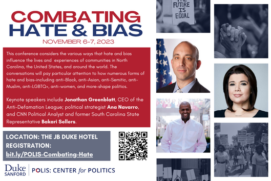 Combating Hate and Bias Conference Flyer